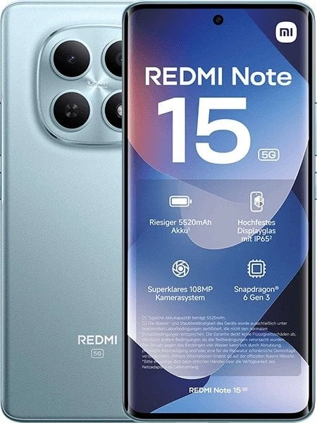 Celular Xiaomi Redmi Note 15 5G 8gb 256gb - Azul
